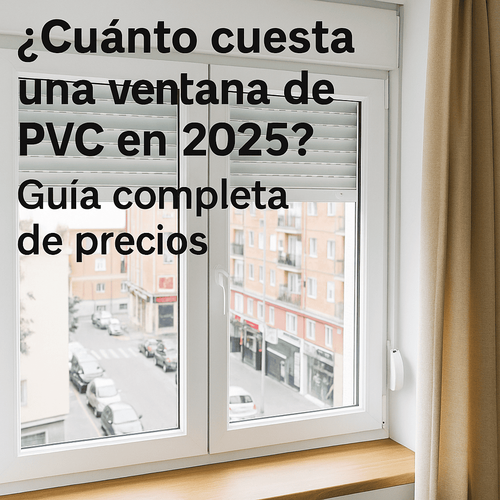 Ventanas de PVC baratas instaladas en Madrid por Venmartín