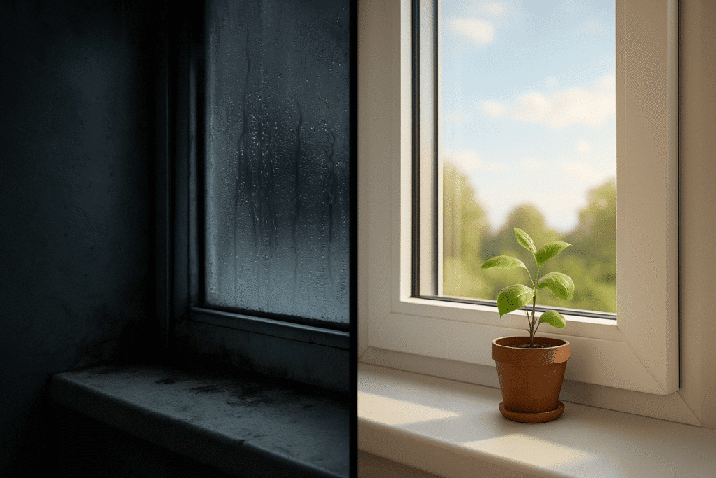 condensación en ventanas