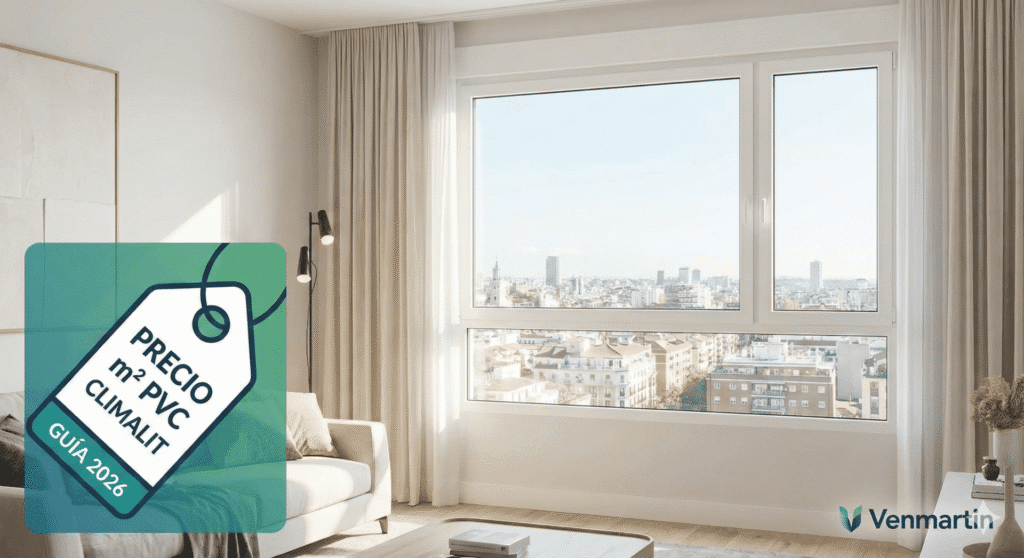 precio m2 ventana pvc climalit madrid guia 2026