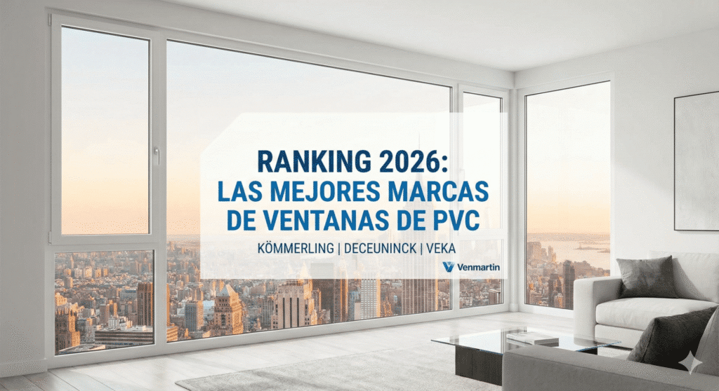 Ranking mejores marcas ventanas PVC 2026 Madrid Kömmerling Deceuninck Veka